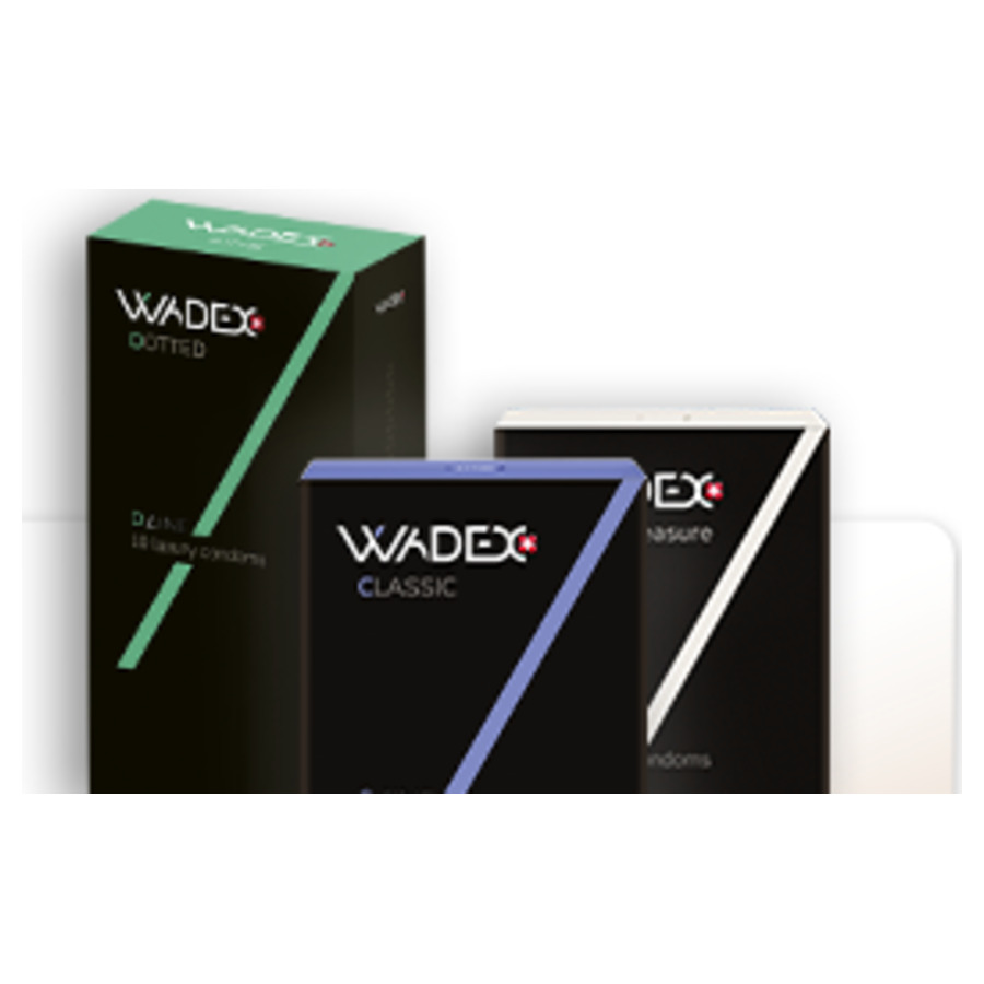 Balení luxusních kondomů WADEX